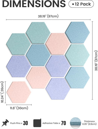 Fluxynara Hexagon Cork Board Alternative - Image 2