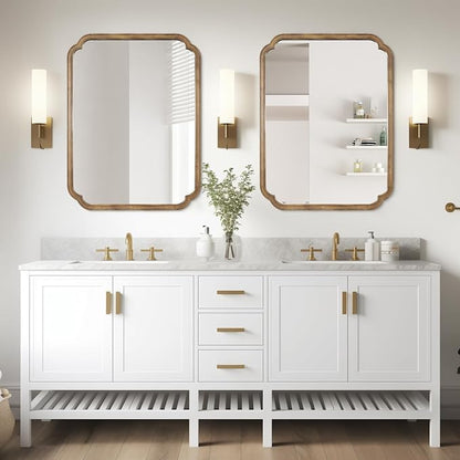 WallBeyond 30" x 40" Rounded Corner Arch Wall Mirror - Image 2