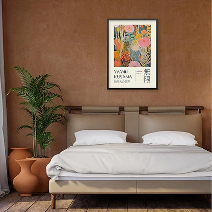 Abstract Yayoi Kusama Posters Japanese Wall Art Vintage Tokyo Aesthetic Prints - Image 5
