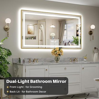 68x36 Inch LED Bathroom Mirror - Image 3