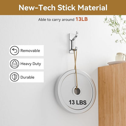 pickpiff Adhesive Wall Coat Hooks - Image 7