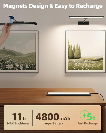 EZVALO Picture Light for Wall, Dimmable Magnetic LED Art Painting Light - Image 4
