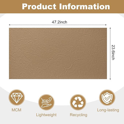 KASARO 3D Faux Stone Wall Panels, Modified Clay Material, Accent - Image 8
