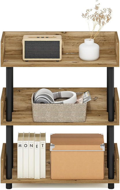 Furinno TURN-N-TUBE Display Shelf, 3-Tier Storage Shelves - Image 4