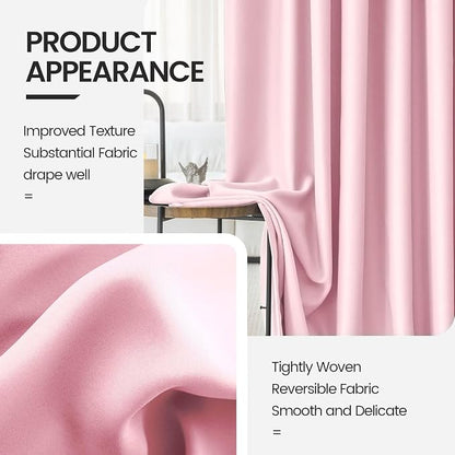 Hot Pink Princess Curtains Blackout - Image 4