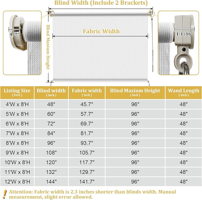 Shade&Beyond Outdoor Roller Shades - Image 8