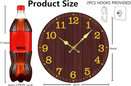 Wall Clock, Modern Wall Clocks Battery Operated, Silent Non Ticking Clock - Image 3