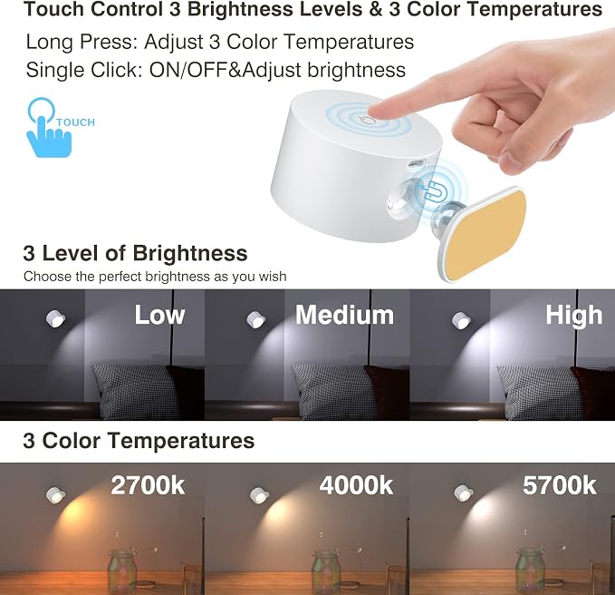 Koopala LED Wall Sconces, Wall Mounted Lamps - Image 2