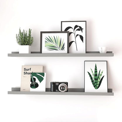 Floating Shelves for Wall Decor, Long Wall Mounted Storage Shelf for Bedroom by Unknown