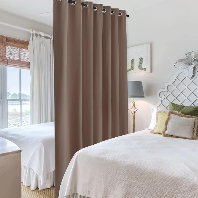 RYB HOME Blackout Curtains Soundproof Energy Saving Insulating Privacy Room - Image 4