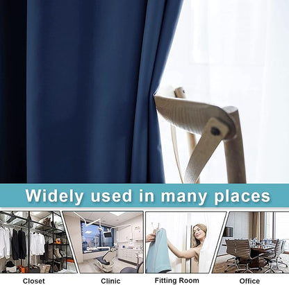 RYB HOME Blackout Curtains for Bedroom, Thermal Insulated Energy Efficient - Image 3