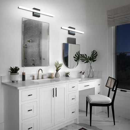 Combuh Bathroom Light Fixtures Dimmable Black Vanity Lights Bar 24 Inch 14W - Image 10