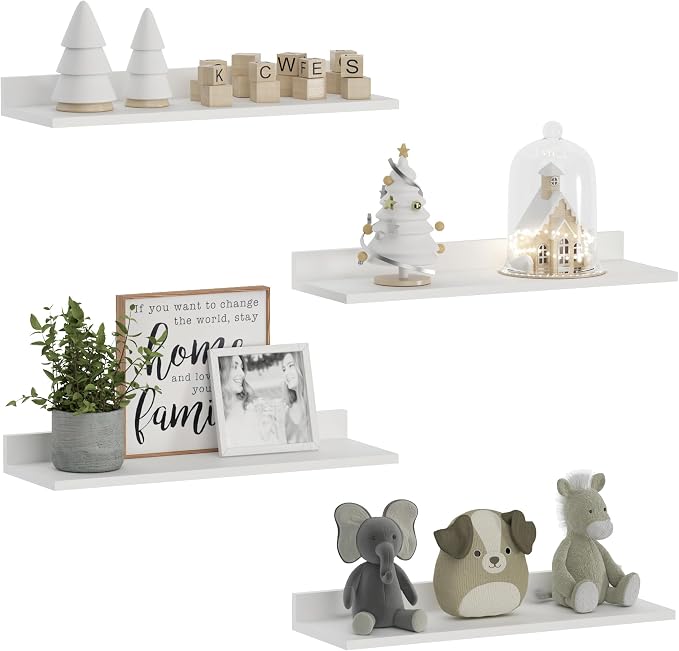 WOPITUES Floating Shelves, Wall Mounted Shelves by WOPITUESOfficial