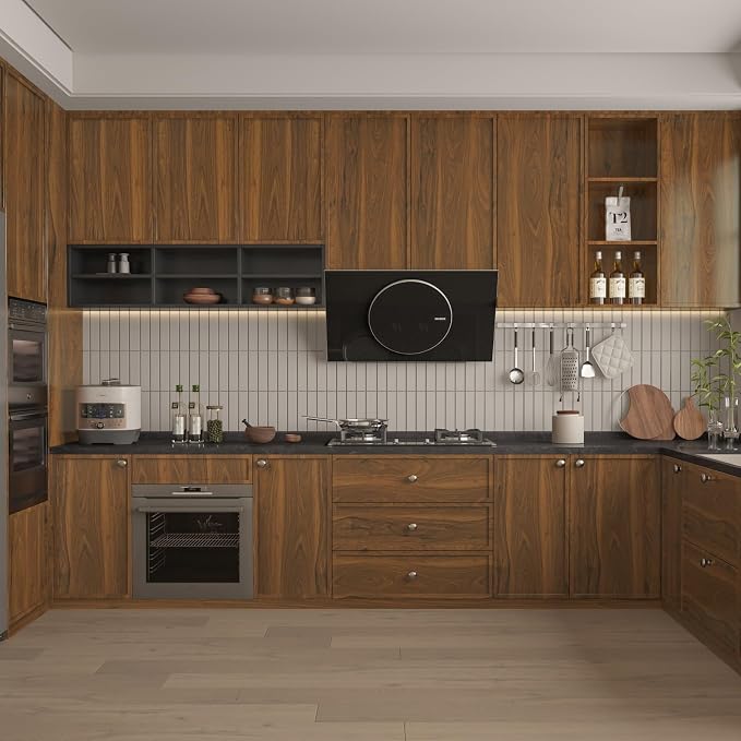 Wood Contact Paper with Tools, Peel and Stick Wallpaper Thicken - Image 5