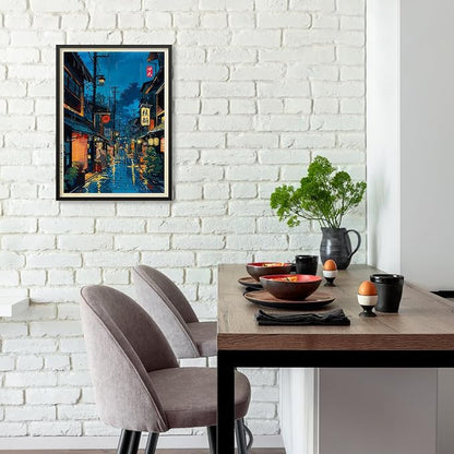Podafu Japanese Tokyo Tea House Canvas Wall Art - Image 4