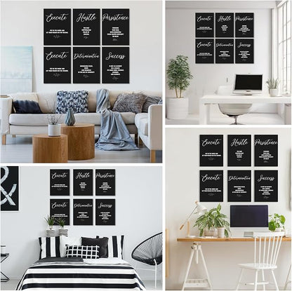 Coume 6 Pack Art Acoustic Panels 12" x 16" Inspirational Self Adhesive - Image 6