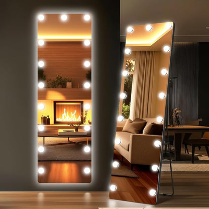 Kosmonia 56x18 Hollywood Full Length Mirror - Image 2