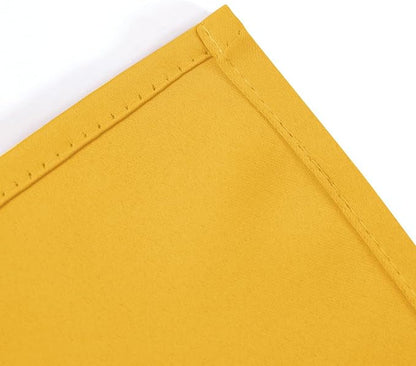 LEMOMO Blackout Curtains 66 x 72 Inch Long Yellow Curtains Set of 2 Panels Room - Image 7