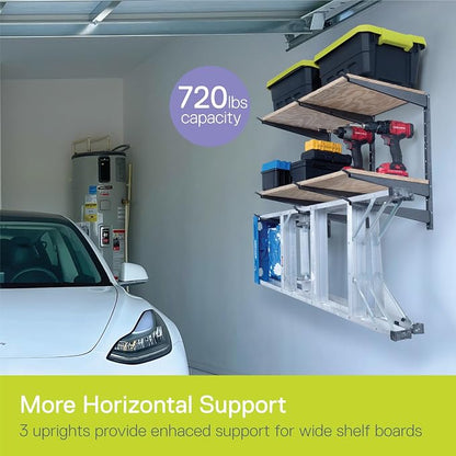 Delta Heavy Duty Lumber Storage Rack Cycle, Holds Up to 720 lbs - Image 4