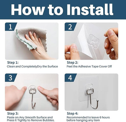 Antimbee 30-Pack All-Purpose Adhesive Hooks - Image 6