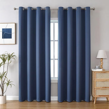 ChrisDowa Blackout Curtains 120 Inches Long 2 Panels Set by ChrisDowa