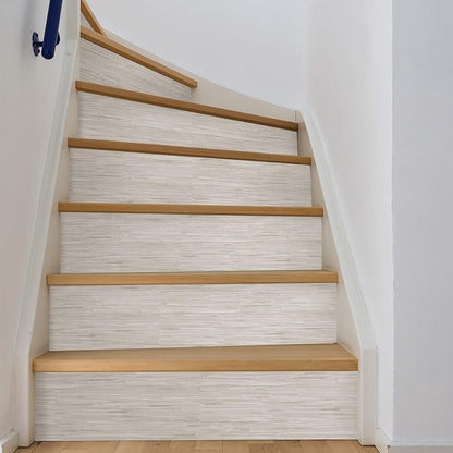 NuWallpaper by WallPops Cream Vinyl Grassweave Peel & Stick Wallpaper - Image 5