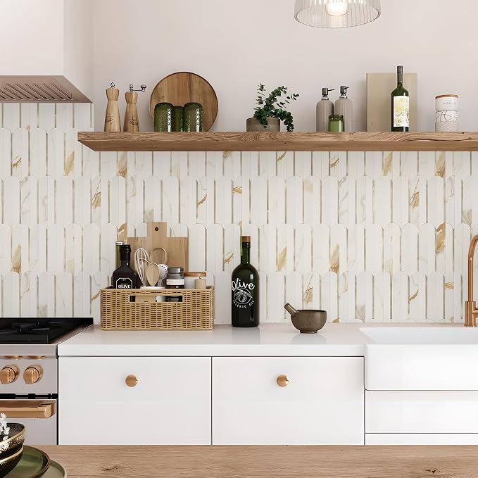 Vamos Tile Peel and Stick Backsplash Seamless Tile, 1-Sheet Stick on Backsplash - Image 4