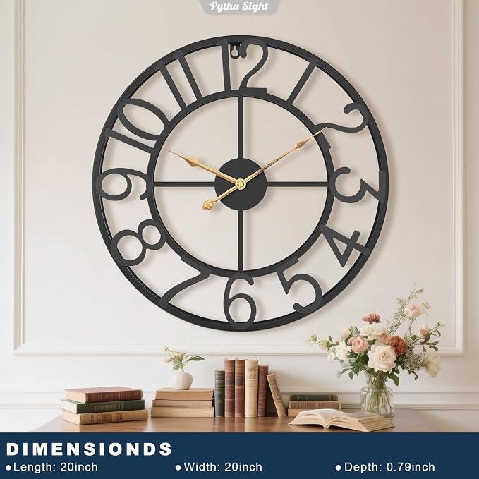 Pytha Sight 20 Inch Large Oversized Wall Clocks - Image 2
