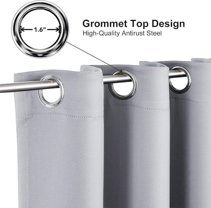 ChrisDowa Grommet Blackout Curtains - Image 2
