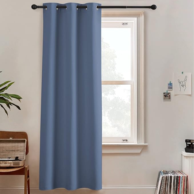 RYB HOME Blackout Curtains 84 inches Long Privacy Energy Efficiency Curtains by RYBHOME