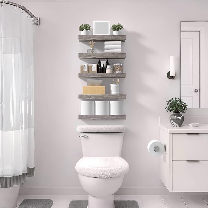 Sorbus Floating Shelves for Wall – 16 Inch Floating Shelf for Kitchen, Living - Image 2