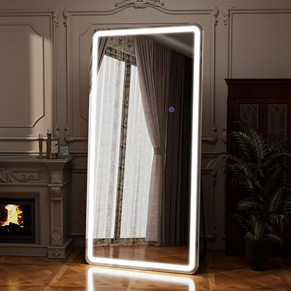 71"x32" LED Full Length Mirror – Standing Floor Body Mirror - Image 7