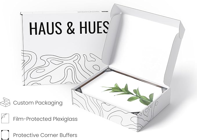 HAUS AND HUES Plant Photo Set of 4-16x20 Framed Walnut - Image 4