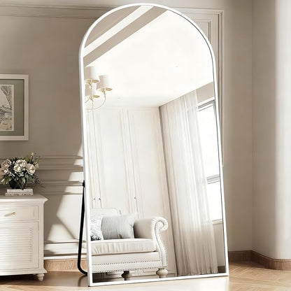 Dewfig Arched Full Length Mirror, Oversized Full Body Mirrors - Image 3
