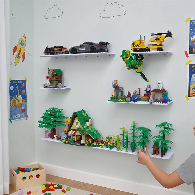 LRANFOW 6 Pack Wall Display Shelves - Image 6
