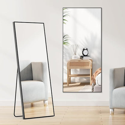 Sweetcrispy 64"x21" Full Length Mirror, Leaning or Standing Full Body Mirror - Image 8