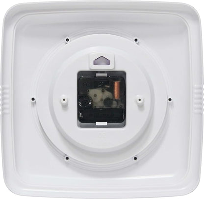 Infinity Instruments Retro Wall Clock – 9-Inch Square Silent Non-Ticking - Image 5