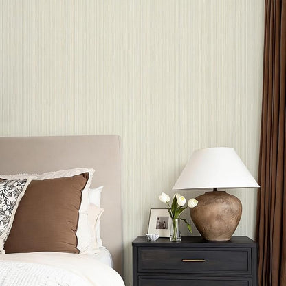 YXTII 20.8" x 393.7" Grasscloth Peel and Stick Wallpaper, Textured Wallpaper - Image 4