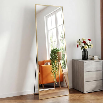 Sweetcrispy 58"x19" Full Length Mirror, Leaning or Standing Full Body Mirror - Image 2