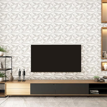 Heikki 30 Pack 3D Wall Panel for Interior Wall Décor, PVC Flower Textured Wall - Image 6