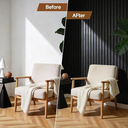 Acoustic Panels 4 Pack Self-Adhesive Upgrade, 23.62"X23.62" Sound Proof Wall - Image 5