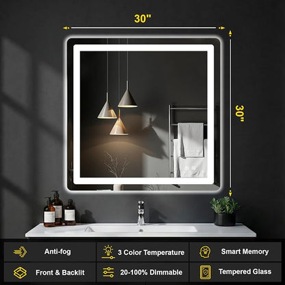 LED Bathroom Mirror with Lights - Image 2
