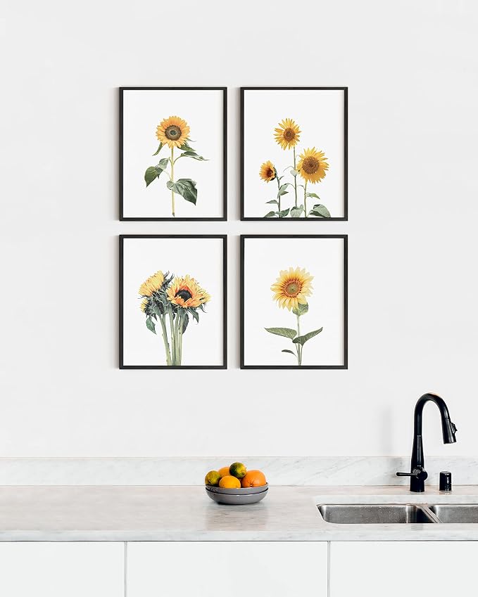 HAUS AND HUES Sunflower Set Collage 16x20 - Image 5