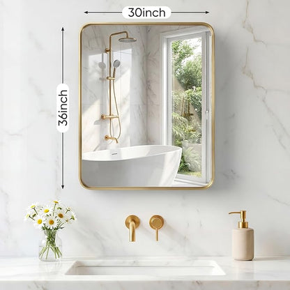 NEWBULIG 30X36 Inch Bathroom Mirror - Image 2