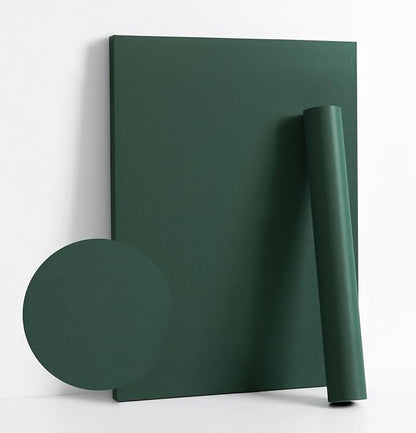 Dimoon 110''x17.7'' Dark Green Peel and Stick Wallpaper Contact Paper Modern by DIYYOURMOON