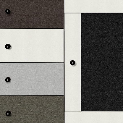 Black Peel and Stick Wallpaper Slight Velvety Feeling Woven Fabric Grasscloth - Image 5