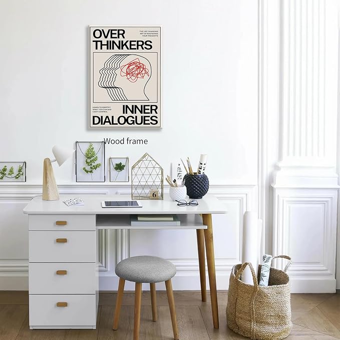 Maximalist Vintage Mental Health Posters Retro Unique Eclectic Wall Art 24x36 - Image 3