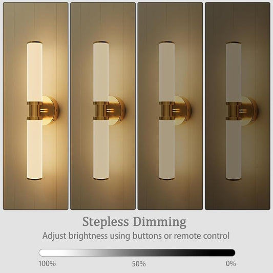 Rayogale Battery Operated Wall Sconce Set of 2, Modern Rechargeable Wall Lights - Image 2