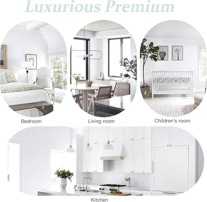 Dimoon 236''x23.6'' Peel and Stick Wallpaper White Contact Paper - Image 7
