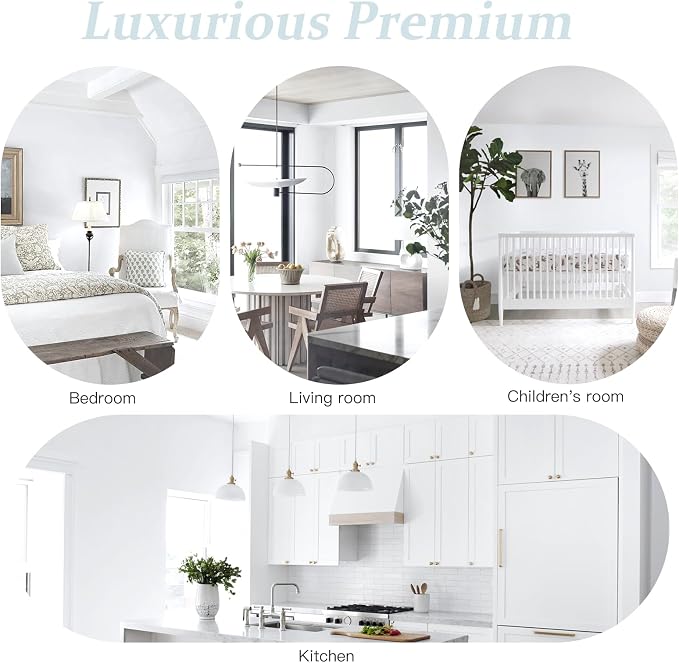 Dimoon 118''x23.6'' Peel and Stick Wallpaper White Contact Paper - Image 7